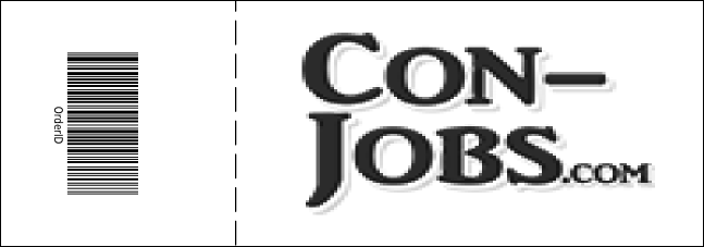 B&W Logo Raffle Ticket 001 Product Back