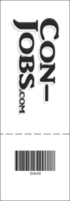 B&W Logo Raffle Ticket 002 Product Back