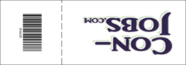 Camouflage Raffle Ticket Product Back