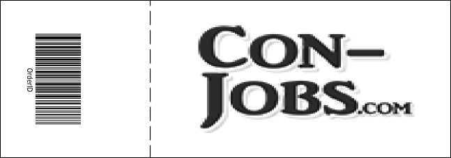 Hollywood Raffle Ticket with stub (Black and white) Product Back