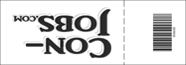 Jazz Concert Raffle Ticket (Black and White) Product Back