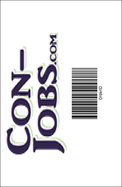 Cap and Gown Drink Ticket Logo Product Back