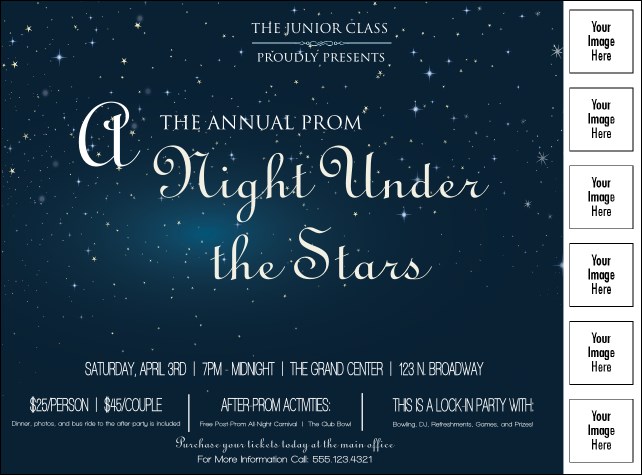 Star Theme Logo Flyer Product Front