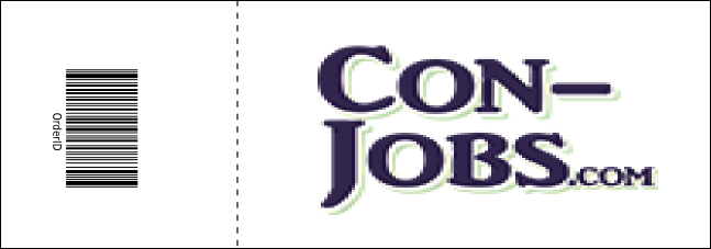 Retro Gymnastics Event Ticket Product Back