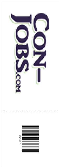 Romeo and Juliet Raffle Ticket Product Back