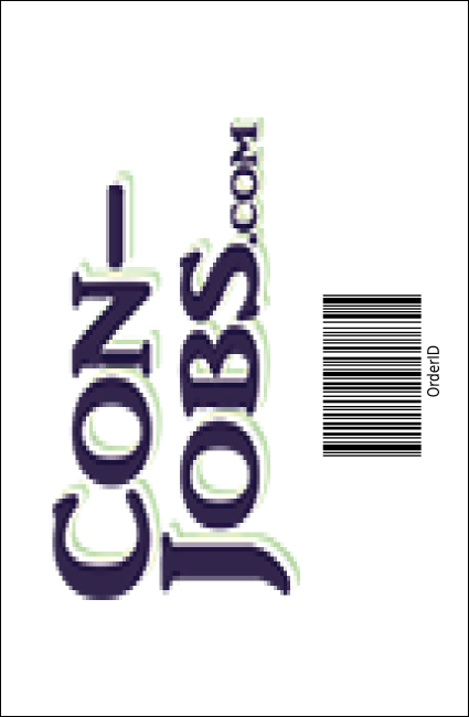 Golf Photo Drink Ticket Product Back