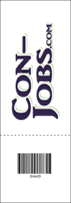 Social Networking Raffle Ticket Product Back