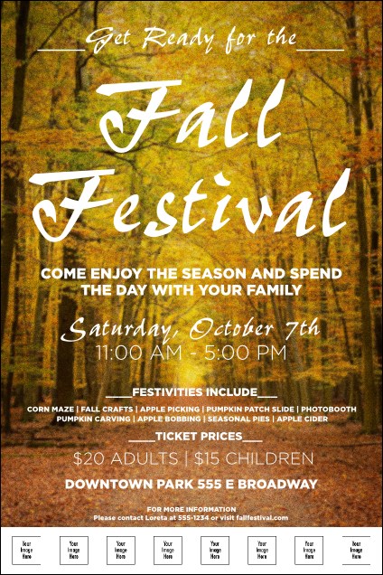 Fall Logo Poster Product Front