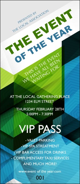 All Purpose Hex VIP Pass Product Front