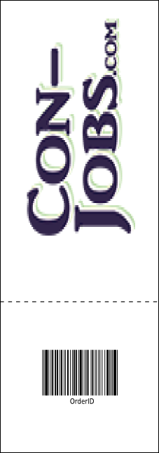 Alice in Wonderland Raffle Ticket Product Back