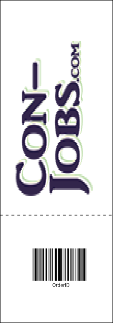 All Purpose Circle Raffle Ticket Product Back