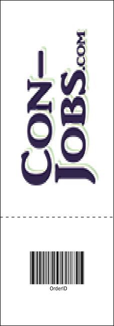 Tie Dye Raffle Ticket Product Back