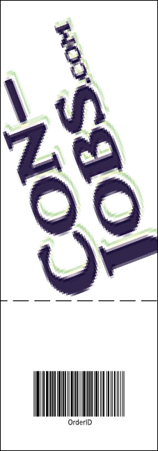 Skateboarding Event Ticket Product Back