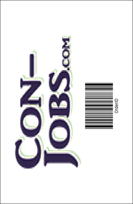 Golf Water Hazard Drink Ticket Product Back