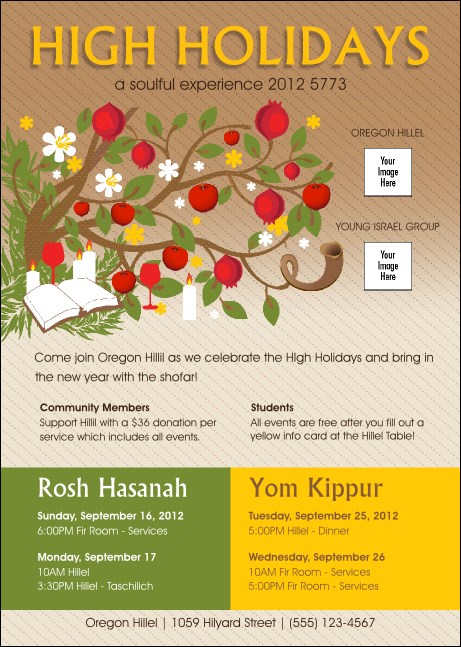 High Holidays Club Flyer 1